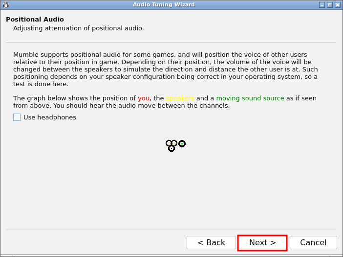 positional audio screenshot