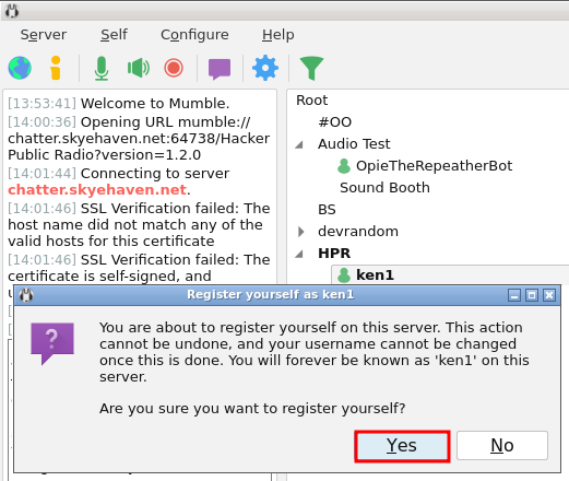 register confirm screenshot